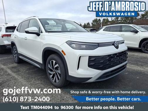 Pure White 2026 Volkswagen Tiguan 2.0T S