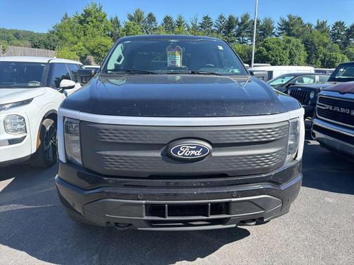 Black Metallic 2025 Ford F-150 Lightning Flash