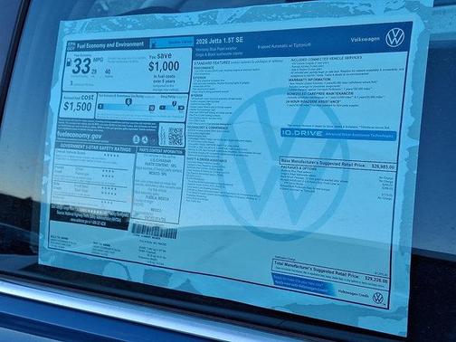 2026 Volkswagen Jetta 1.5T SE