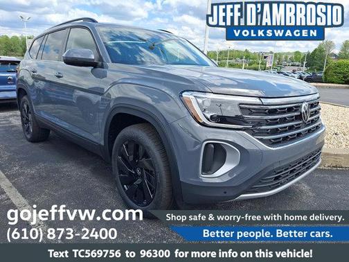 Pure Gray 2026 Volkswagen Atlas 2.0T SE W/TECHNOLOGY