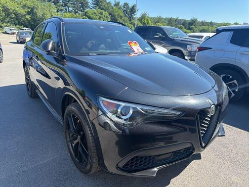 Black 2020 Alfa Romeo Stelvio Ti Sport