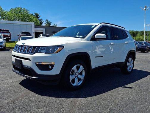White Clearcoat 2019 Jeep Compass Latitude