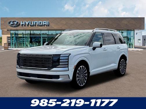 Creamy White Pearl 2026 Hyundai Palisade Hybrid Calligraphy