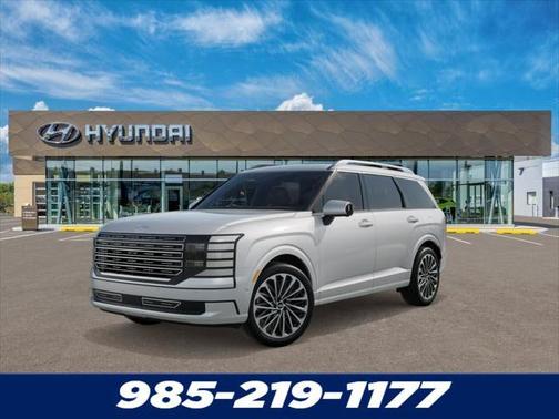 Creamy White Pearl 2027 Hyundai Palisade Hybrid Calligraphy