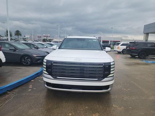 Creamy White Pearl 2027 Hyundai Palisade Hybrid Calligraphy