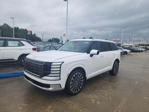 Creamy White Pearl 2027 Hyundai Palisade Hybrid Calligraphy