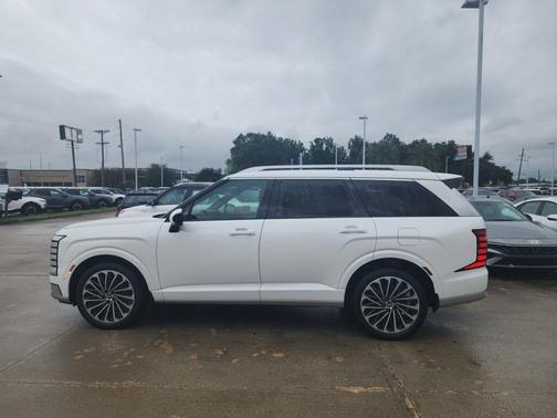 Creamy White Pearl 2027 Hyundai Palisade Hybrid Calligraphy