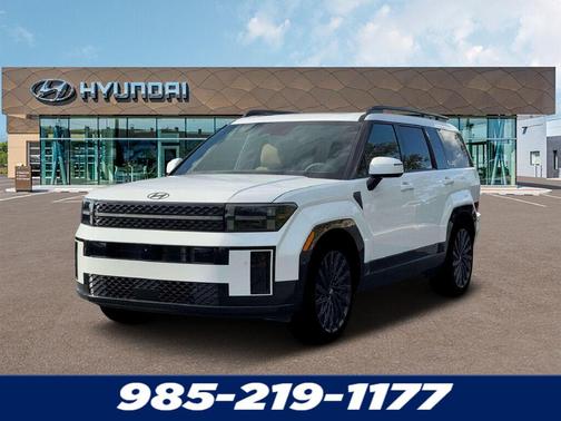Serenity White 2026 Hyundai SANTA FE Calligraphy