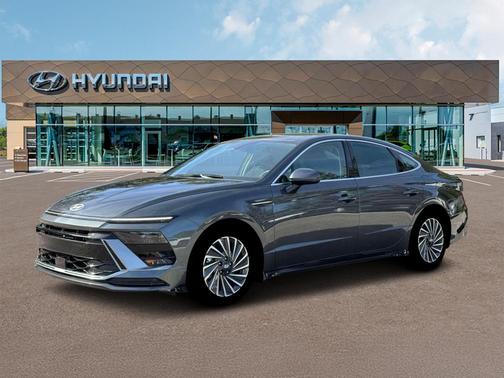 Portofino Gray 2026 Hyundai SONATA Hybrid SE