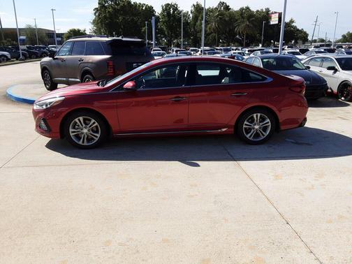 Scarlet Red 2018 Hyundai SONATA Sport