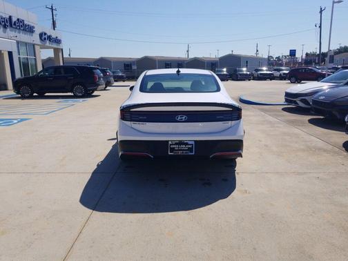 Serenity White 2026 Hyundai SONATA Hybrid Base