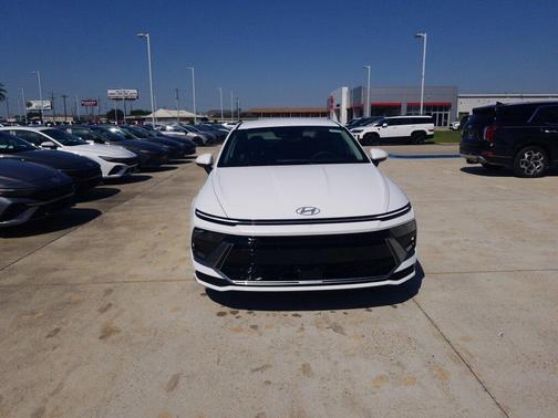 Serenity White 2026 Hyundai SONATA Hybrid Base