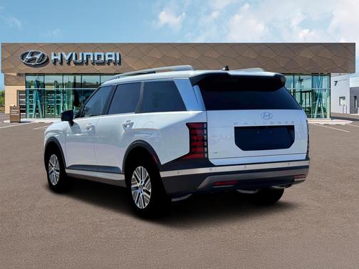 Creamy White Pearl 2026 Hyundai Palisade Hybrid Blue SEL Premium 7P
