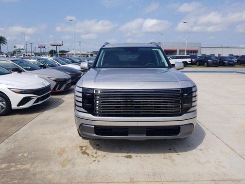 Typhoon Silver Metallic 2026 Hyundai Palisade Hybrid Blue SEL Premium 7P