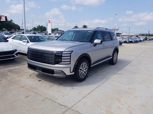 Typhoon Silver Metallic 2026 Hyundai Palisade Hybrid Blue SEL Premium 7P