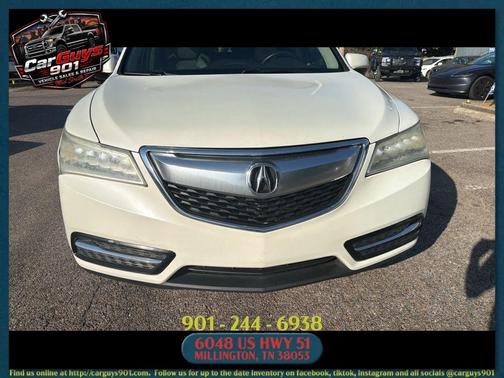 White Diamond Pearl 2014 Acura MDX 3.5L