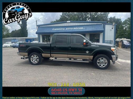 Green Gem Metallic 2013 Ford F-250 Lariat