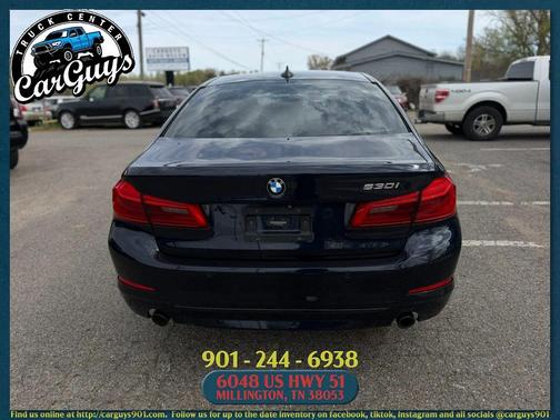 Blue 2019 BMW 530 530i Sedan 4D