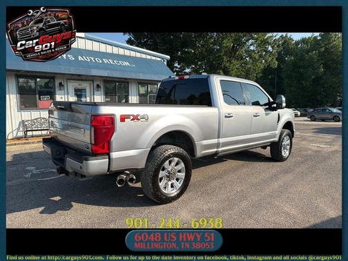 Gray 2020 Ford F-250 Platinum