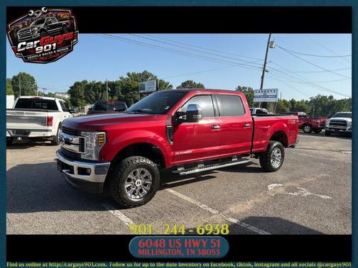 Red 2018 Ford F-250 XLT