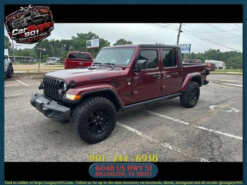 Snazzberry Pearlcoat 2022 Jeep Gladiator Willys 4x4
