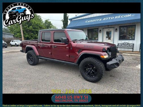 Snazzberry Pearlcoat 2022 Jeep Gladiator Willys 4x4