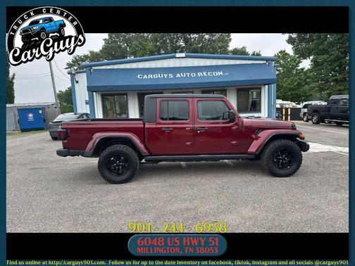 Snazzberry Pearlcoat 2022 Jeep Gladiator Willys 4x4
