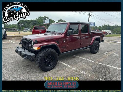 Snazzberry Pearlcoat 2022 Jeep Gladiator Willys 4x4