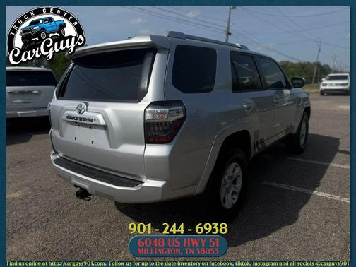 Classic Silver Metallic 2015 Toyota 4Runner SR5 Sport Utility 4D