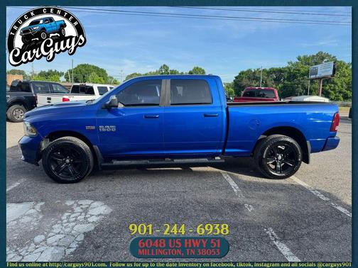Blue 2014 RAM 1500 Sport
