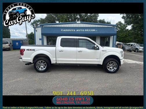 White Platinum Metallic Tri-Coat 2016 Ford F-150 Platinum