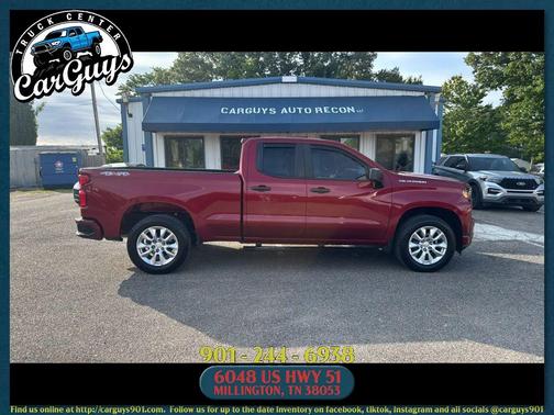 Red 2019 Chevrolet Silverado 1500 Custom