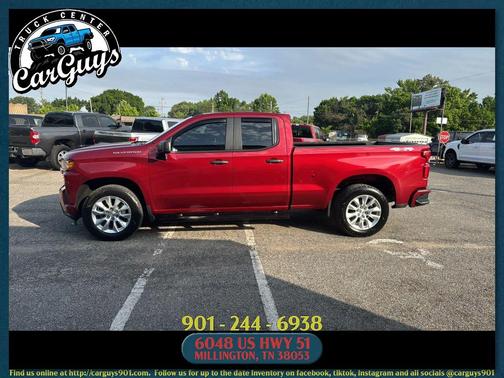 Red 2019 Chevrolet Silverado 1500 Custom