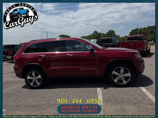 Burgundy 2015 Jeep Grand Cherokee Limited