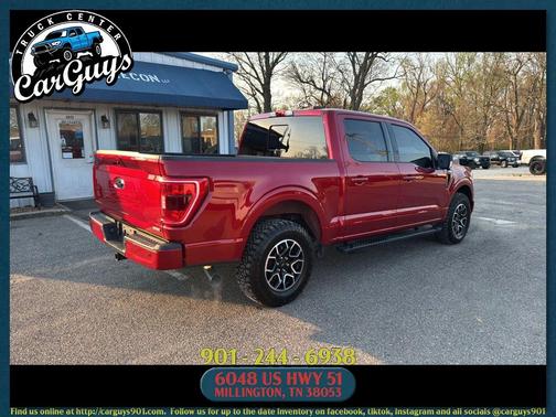 Rapid Red Metallic Tinted Clearcoat 2021 Ford F-150 XLT