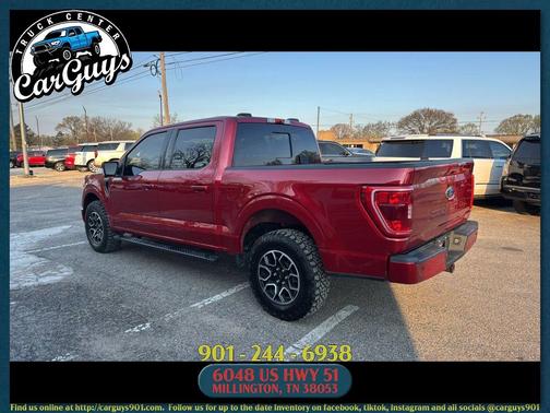 Rapid Red Metallic Tinted Clearcoat 2021 Ford F-150 XLT