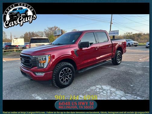 Rapid Red Metallic Tinted Clearcoat 2021 Ford F-150 XLT