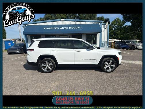 Bright White Clearcoat 2021 Jeep Grand Cherokee L Limited