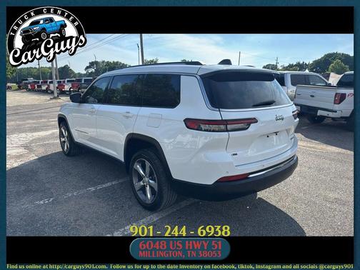 Bright White Clearcoat 2021 Jeep Grand Cherokee L Limited
