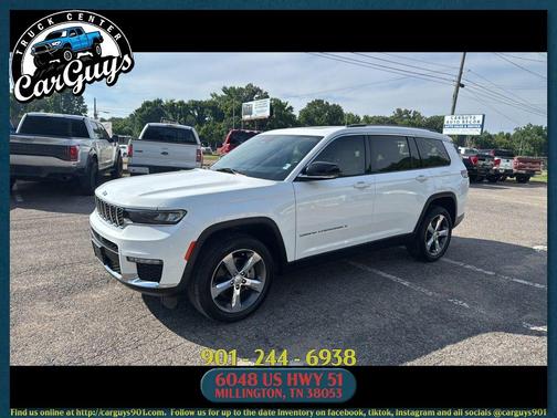Bright White Clearcoat 2021 Jeep Grand Cherokee L Limited