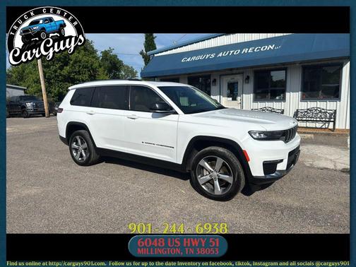 Bright White Clearcoat 2021 Jeep Grand Cherokee L Limited
