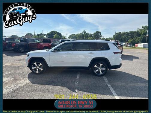 Bright White Clearcoat 2021 Jeep Grand Cherokee L Limited
