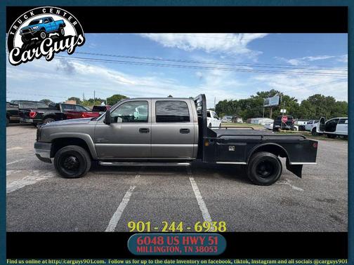 Gray 2007 Chevrolet Silverado 3500 LT1 Crew Cab Classic