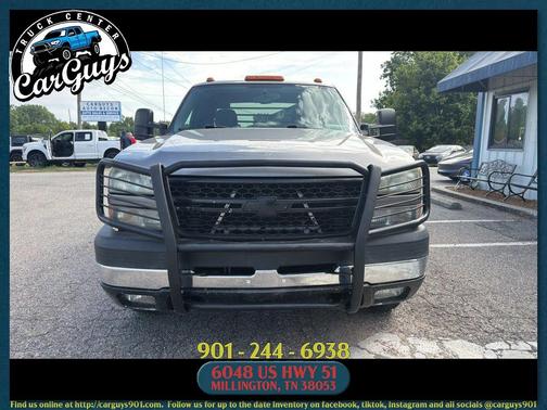 Gray 2007 Chevrolet Silverado 3500 LT1 Crew Cab Classic