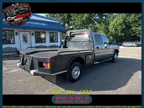 Gray 2007 Chevrolet Silverado 3500 LT1 Crew Cab Classic