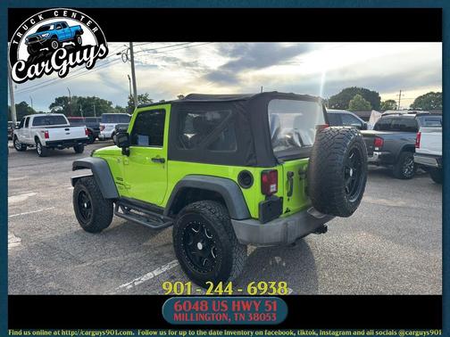 Gecko Pearlcoat 2013 Jeep Wrangler Sport