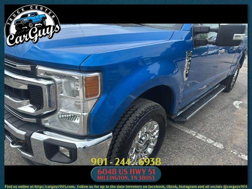 Velocity Blue Metallic 2021 Ford F-250 XLT