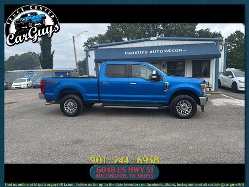 Velocity Blue Metallic 2021 Ford F-250 XLT