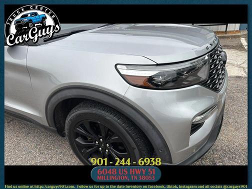 Iconic Silver Metallic 2021 Ford Explorer ST