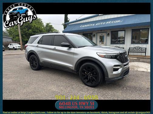Iconic Silver Metallic 2021 Ford Explorer ST